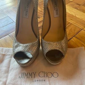 Jimmy Choo Champagne Pumps Size 38